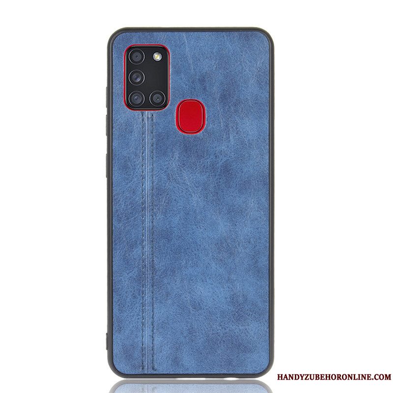 Etui Samsung Galaxy A21s Blød Telefonlille Sektion, Cover Samsung Galaxy A21s Tasker Sort Mønster