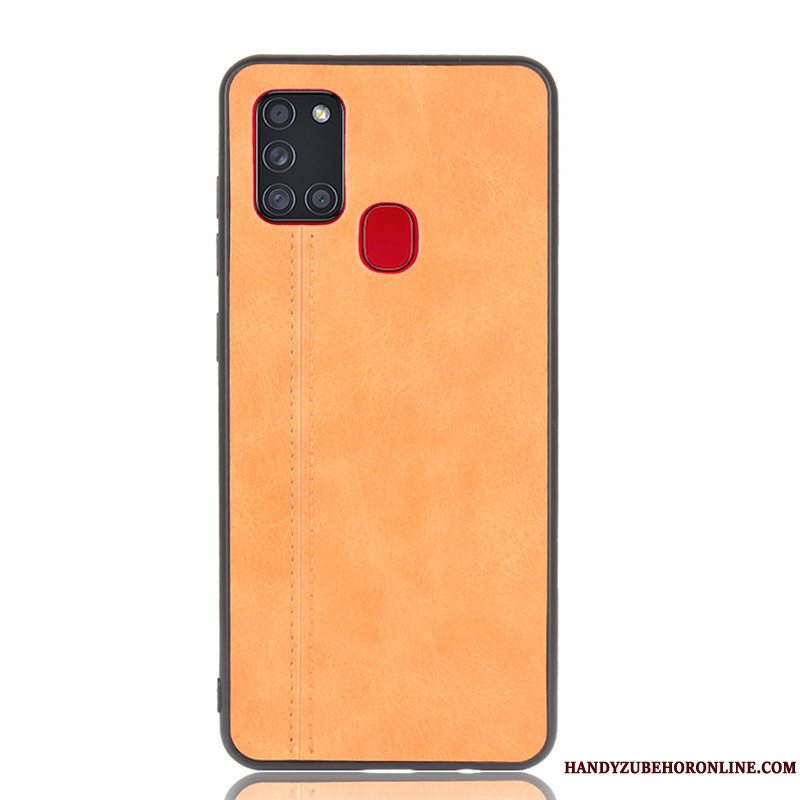 Etui Samsung Galaxy A21s Blød Telefonlille Sektion, Cover Samsung Galaxy A21s Tasker Sort Mønster