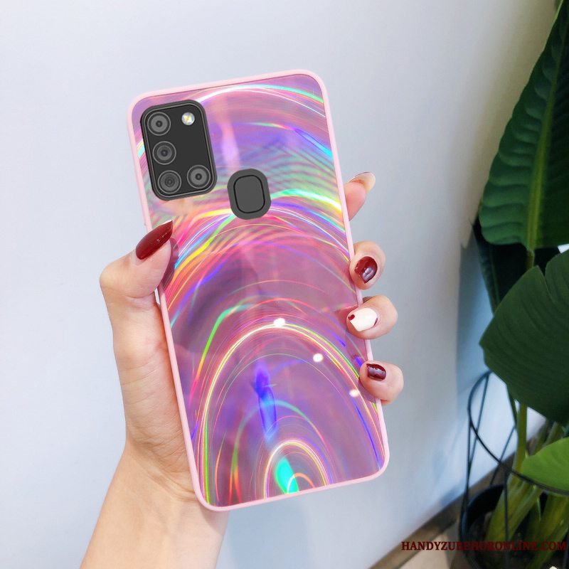 Etui Samsung Galaxy A21s Luksus Elskeren Trend, Cover Samsung Galaxy A21s Cartoon Let Tynd Telefon