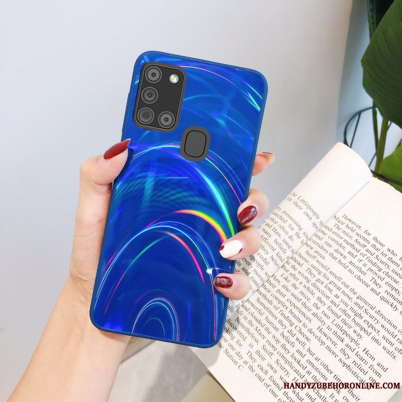 Etui Samsung Galaxy A21s Luksus Elskeren Trend, Cover Samsung Galaxy A21s Cartoon Let Tynd Telefon