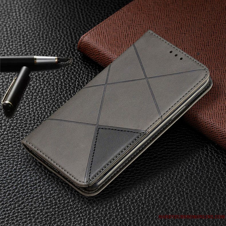 Etui Samsung Galaxy A21s Læder Automatisk Telefon, Cover Samsung Galaxy A21s Tasker Kort