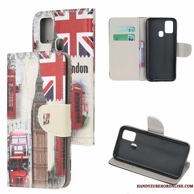 Etui Samsung Galaxy A21s Tasker Grøn Telefon, Cover Samsung Galaxy A21s Beskyttelse Model