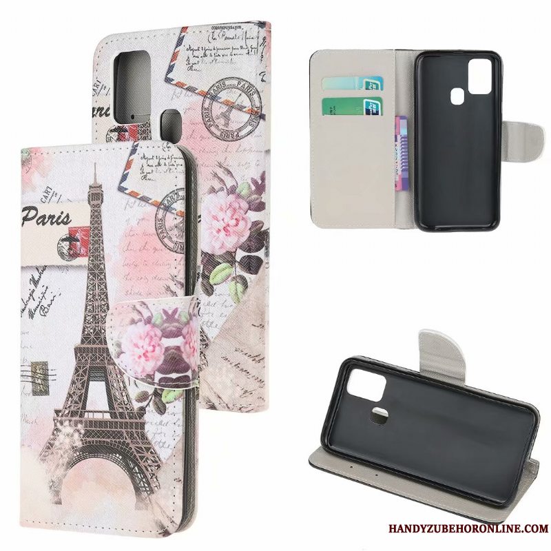 Etui Samsung Galaxy A21s Tasker Grøn Telefon, Cover Samsung Galaxy A21s Beskyttelse Model