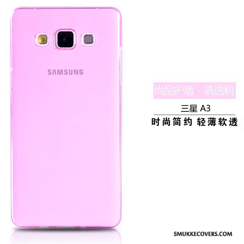 Etui Samsung Galaxy A3 2015 Blød Telefongennemsigtig, Cover Samsung Galaxy A3 2015 Beskyttelse