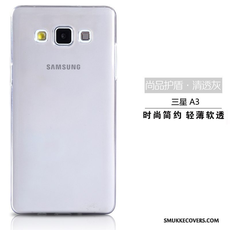Etui Samsung Galaxy A3 2015 Blød Telefongennemsigtig, Cover Samsung Galaxy A3 2015 Beskyttelse