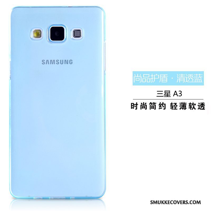 Etui Samsung Galaxy A3 2015 Blød Telefongennemsigtig, Cover Samsung Galaxy A3 2015 Beskyttelse