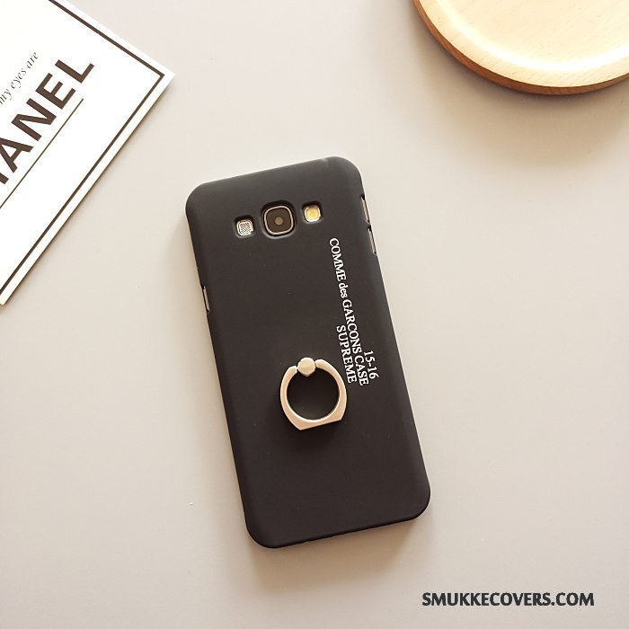 Etui Samsung Galaxy A3 2015 Kreativ Mørkegrøn Nubuck, Cover Samsung Galaxy A3 2015 Beskyttelse Af Personlighed Telefon