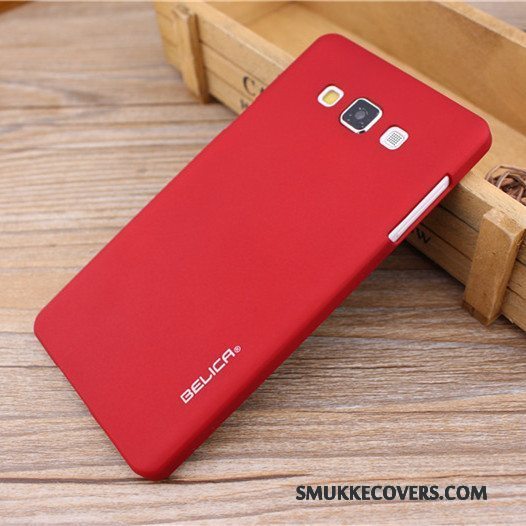 Etui Samsung Galaxy A3 2015 Malet Nubuck Tynd, Cover Samsung Galaxy A3 2015 Beskyttelse Telefonhård