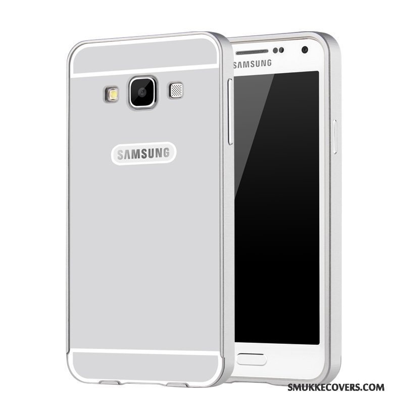 Etui Samsung Galaxy A3 2015 Metal Ramme Telefon, Cover Samsung Galaxy A3 2015 Beskyttelse Blå