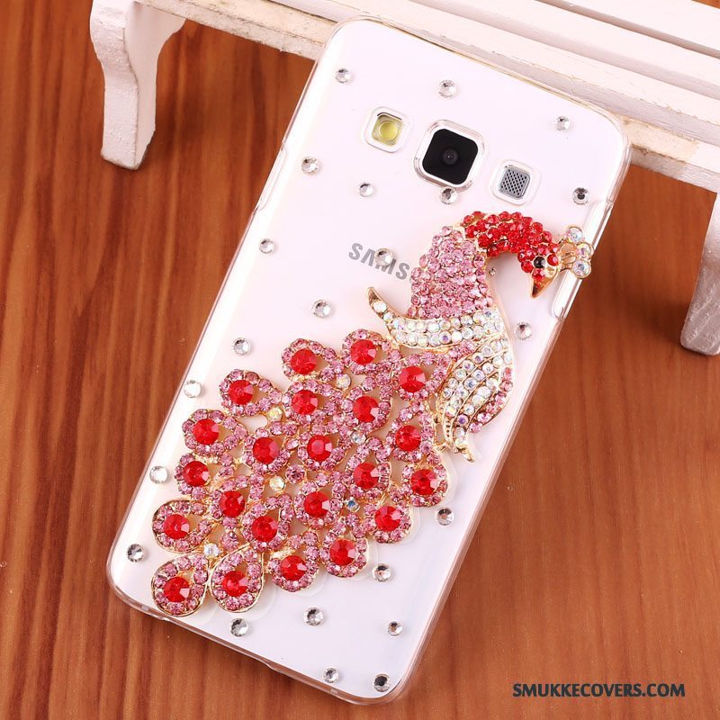 Etui Samsung Galaxy A3 2015 Strass Anti-fald Hård, Cover Samsung Galaxy A3 2015 Beskyttelse Telefonguld