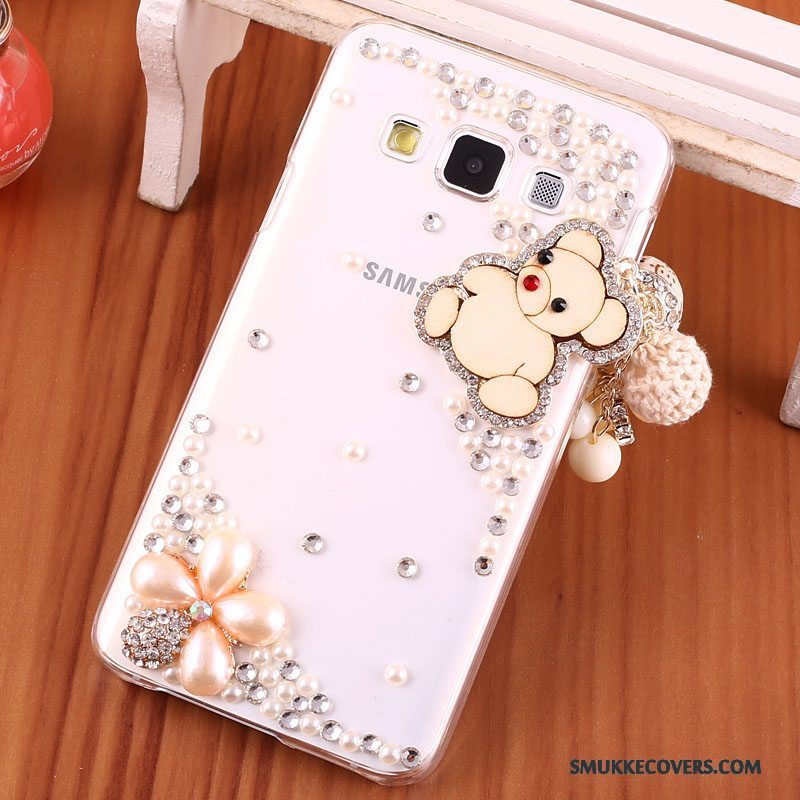 Etui Samsung Galaxy A3 2015 Strass Anti-fald Hård, Cover Samsung Galaxy A3 2015 Beskyttelse Telefonguld