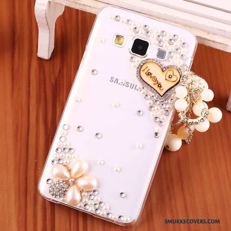 Etui Samsung Galaxy A3 2015 Strass Anti-fald Hård, Cover Samsung Galaxy A3 2015 Beskyttelse Telefonguld