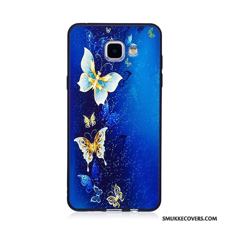 Etui Samsung Galaxy A3 2016 Blød Telefontrend, Cover Samsung Galaxy A3 2016 Malet Grøn