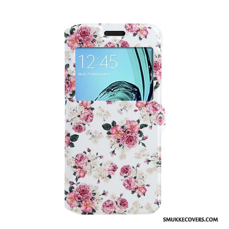 Etui Samsung Galaxy A3 2016 Folio Telefonlilla, Cover Samsung Galaxy A3 2016 Blød Åbn Vindue