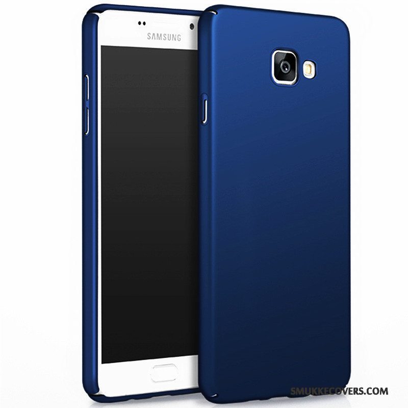 Etui Samsung Galaxy A3 2017 Beskyttelse Hård Rød, Cover Samsung Galaxy A3 2017 Nubuck Telefon