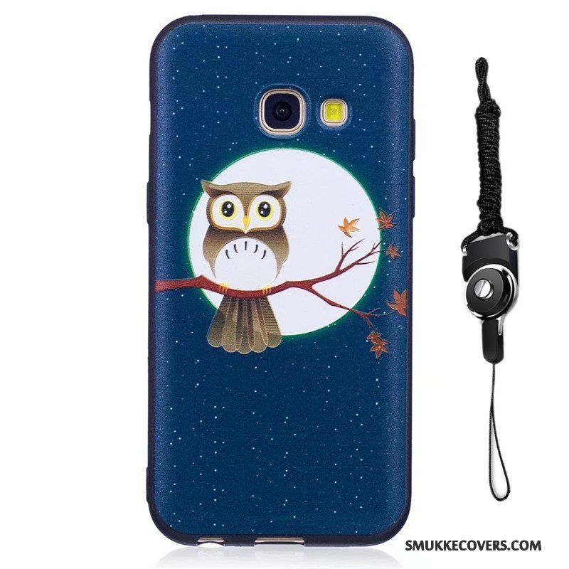 Etui Samsung Galaxy A3 2017 Cartoon Telefonnubuck, Cover Samsung Galaxy A3 2017 Blød