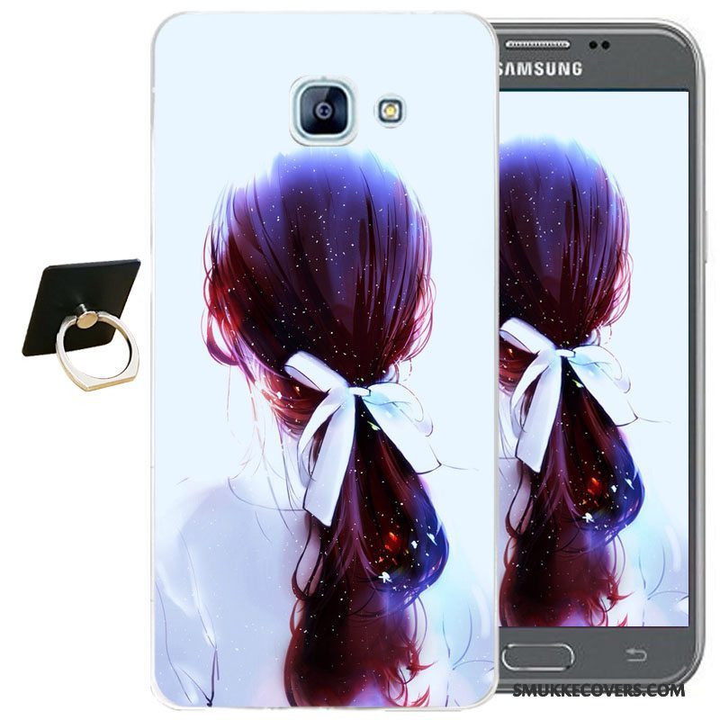 Etui Samsung Galaxy A3 2017 Tasker Blå Anti-fald, Cover Samsung Galaxy A3 2017 Blød Telefon