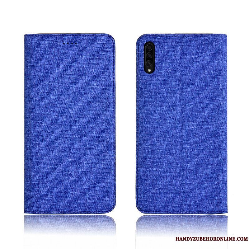 Etui Samsung Galaxy A30s Beskyttelse Nubuck Telefon, Cover Samsung Galaxy A30s Læder Bomuld Og Linned Trendy