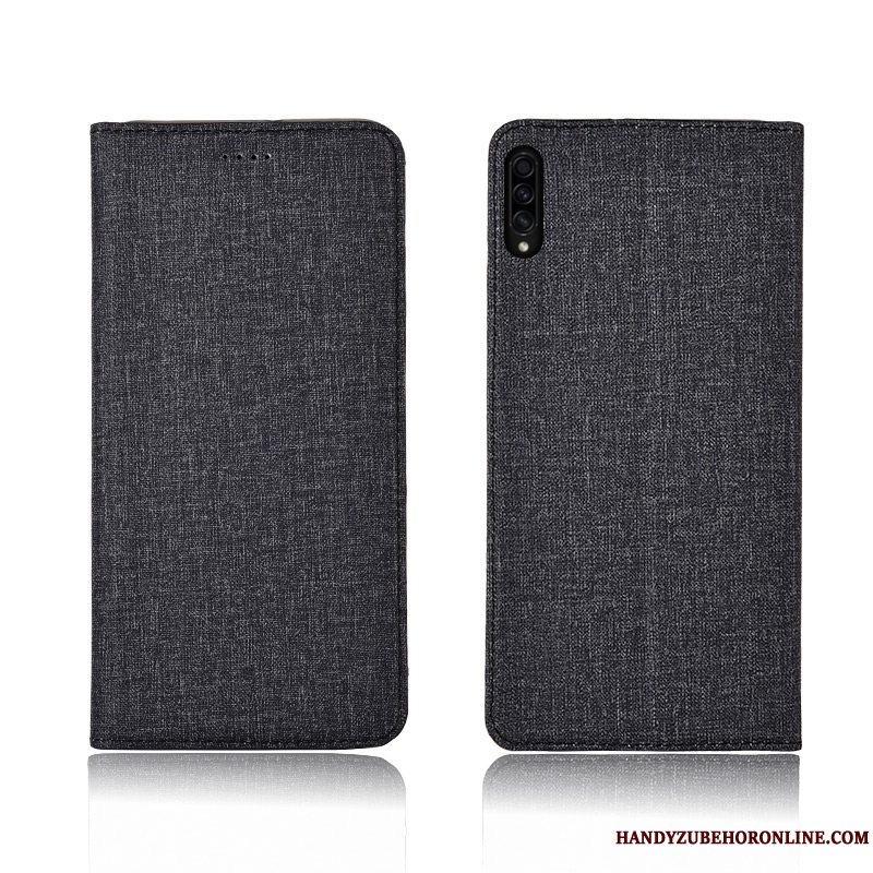 Etui Samsung Galaxy A30s Beskyttelse Nubuck Telefon, Cover Samsung Galaxy A30s Læder Bomuld Og Linned Trendy