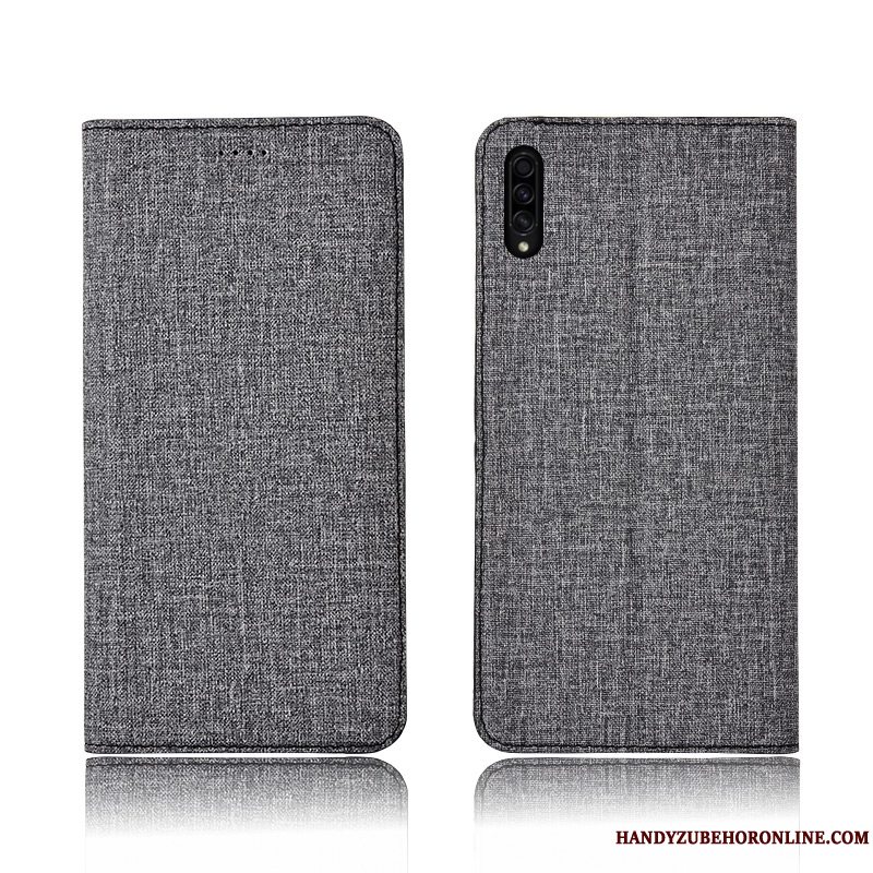 Etui Samsung Galaxy A30s Beskyttelse Nubuck Telefon, Cover Samsung Galaxy A30s Læder Bomuld Og Linned Trendy