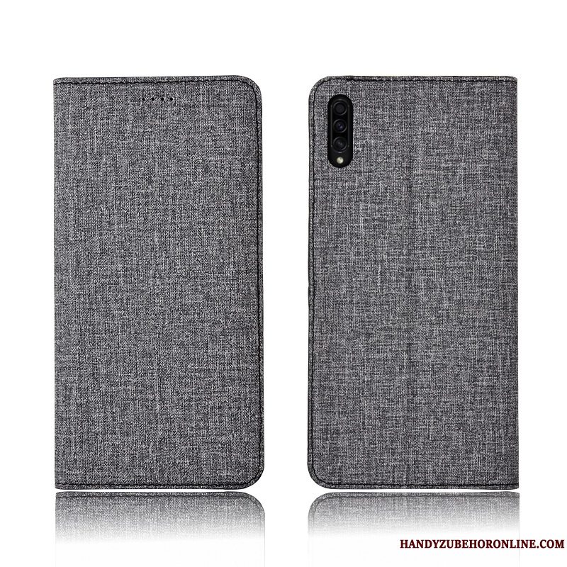 Etui Samsung Galaxy A30s Beskyttelse Nubuck Telefon, Cover Samsung Galaxy A30s Læder Bomuld Og Linned Trendy