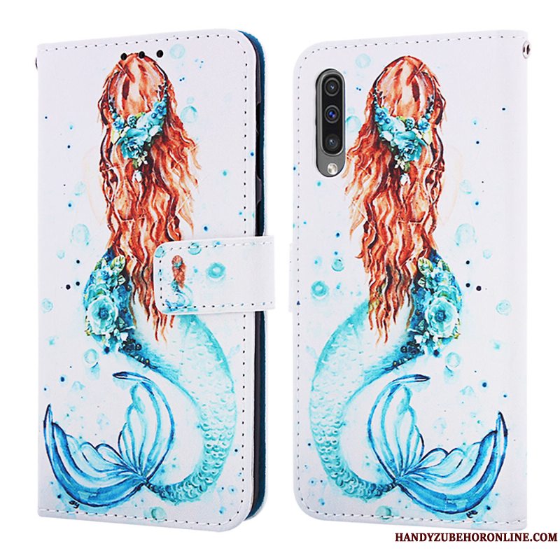 Etui Samsung Galaxy A30s Blød Af Personlighed Sort, Cover Samsung Galaxy A30s Læder Kort