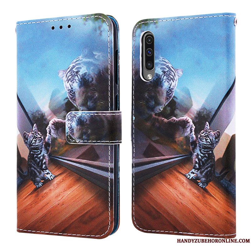 Etui Samsung Galaxy A30s Blød Af Personlighed Sort, Cover Samsung Galaxy A30s Læder Kort