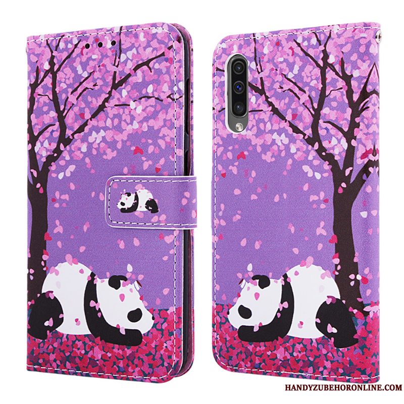 Etui Samsung Galaxy A30s Blød Af Personlighed Sort, Cover Samsung Galaxy A30s Læder Kort