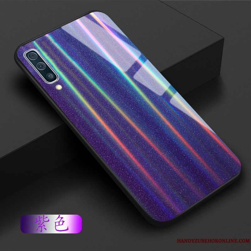 Etui Samsung Galaxy A30s Lilla Gradient, Cover Samsung Galaxy A30s Blå Telefon