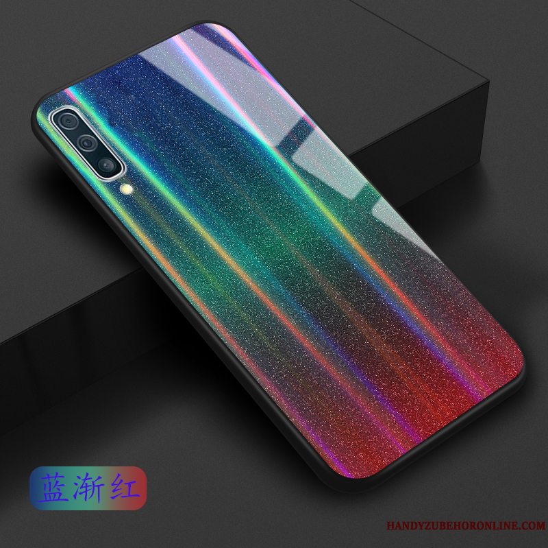 Etui Samsung Galaxy A30s Lilla Gradient, Cover Samsung Galaxy A30s Blå Telefon