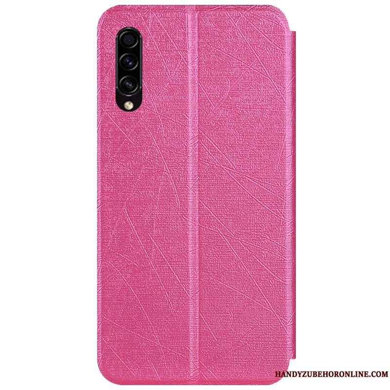 Etui Samsung Galaxy A30s Læder Telefonanti-fald, Cover Samsung Galaxy A30s Support Sølv