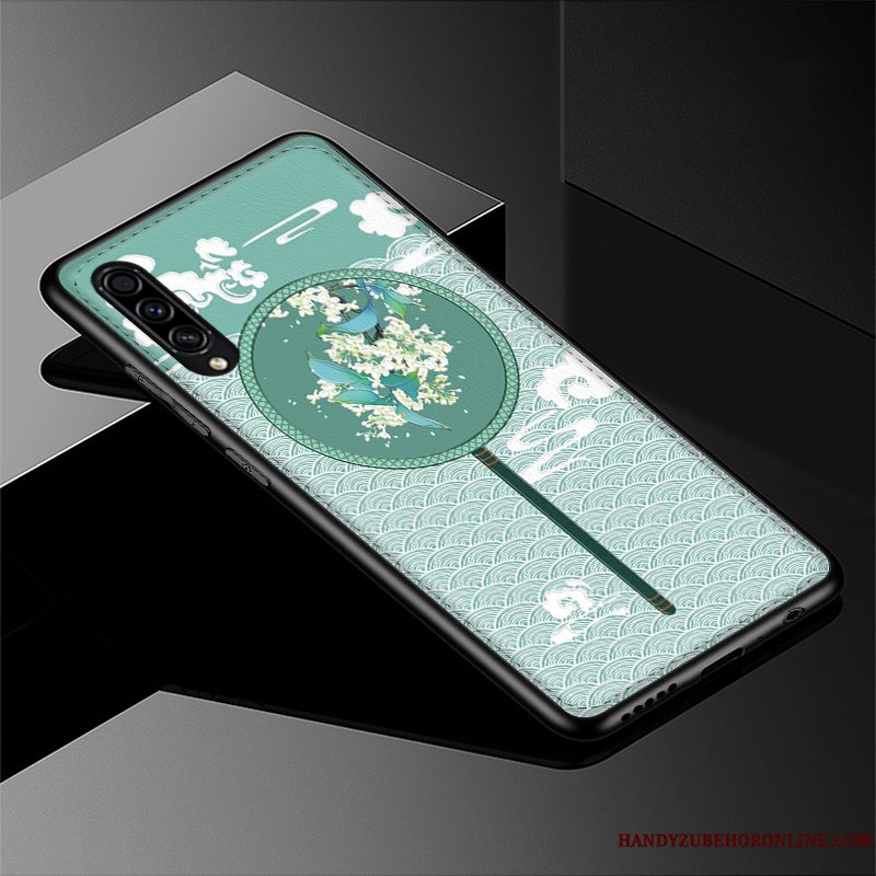 Etui Samsung Galaxy A30s Læder Trend Mønster, Cover Samsung Galaxy A30s Blød Lilla Af Personlighed