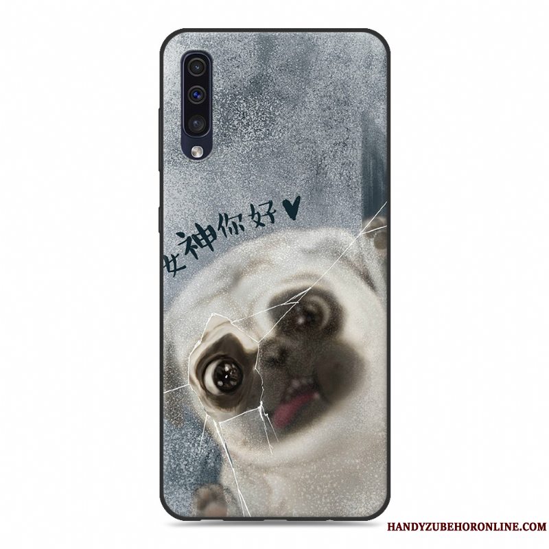 Etui Samsung Galaxy A30s Silikone Anti-fald Smuk, Cover Samsung Galaxy A30s Beskyttelse Af Personlighed Hvid