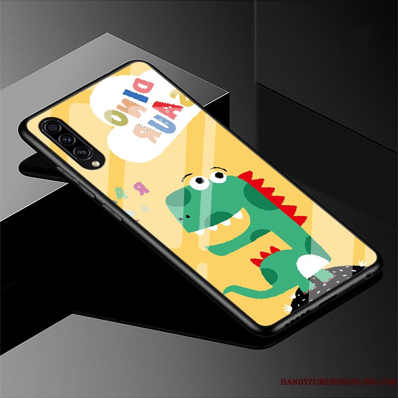 Etui Samsung Galaxy A30s Tasker Glas Smuk, Cover Samsung Galaxy A30s Cartoon Nubuck Telefon