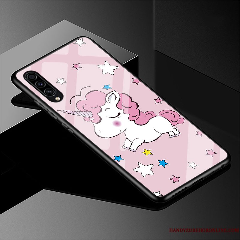 Etui Samsung Galaxy A30s Tasker Glas Smuk, Cover Samsung Galaxy A30s Cartoon Nubuck Telefon