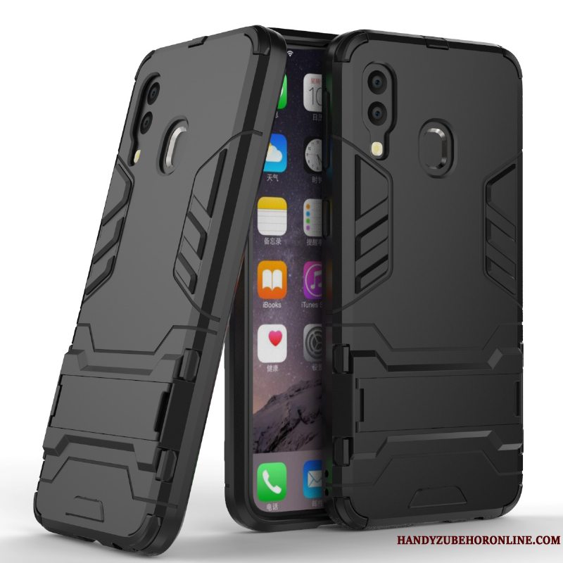 Etui Samsung Galaxy A40 Anti-fald Blå, Cover Samsung Galaxy A40 Trend Telefon