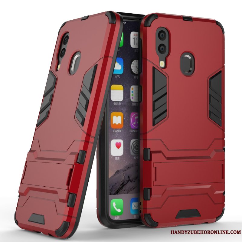 Etui Samsung Galaxy A40 Anti-fald Blå, Cover Samsung Galaxy A40 Trend Telefon