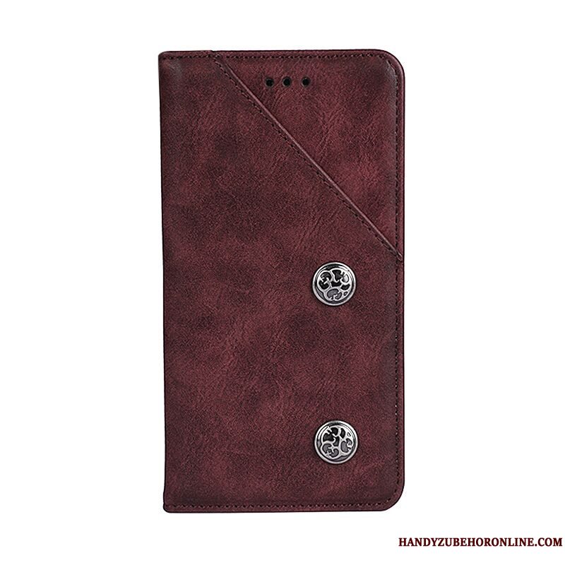 Etui Samsung Galaxy A40 Læder Telefonkort, Cover Samsung Galaxy A40 Folio