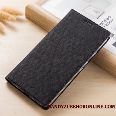 Etui Samsung Galaxy A40 Læder Telefonkort, Cover Samsung Galaxy A40 Mode Klud Rød