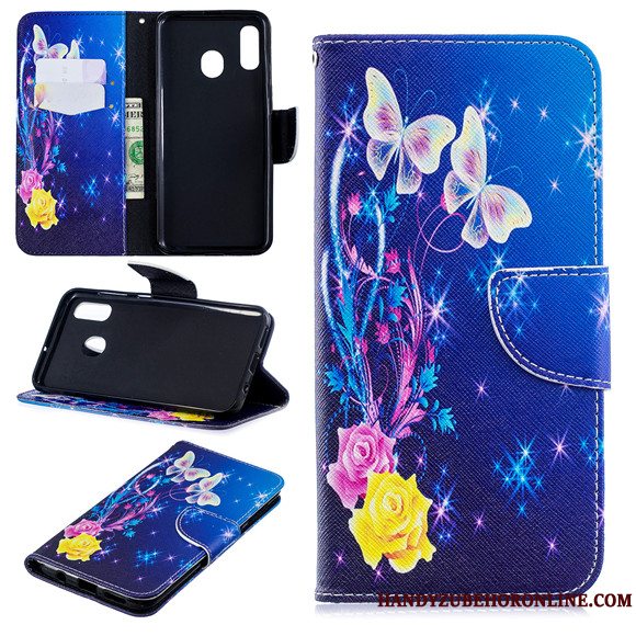 Etui Samsung Galaxy A40 Silikone Anti-fald Telefon, Cover Samsung Galaxy A40 Beskyttelse Sort