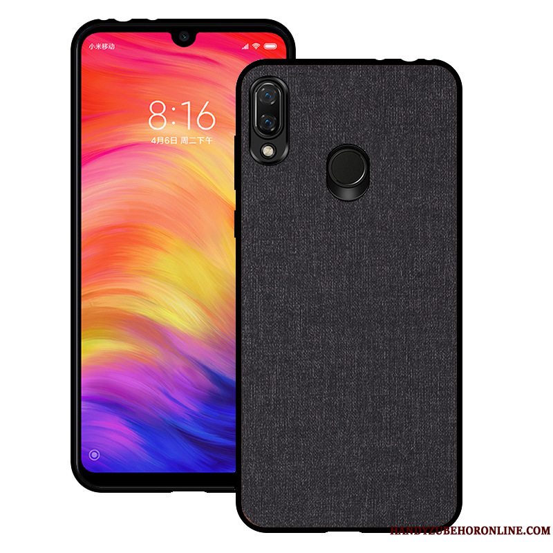 Etui Samsung Galaxy A40 Silikone Solid Farve Klud, Cover Samsung Galaxy A40 Mode Mønster Grøn