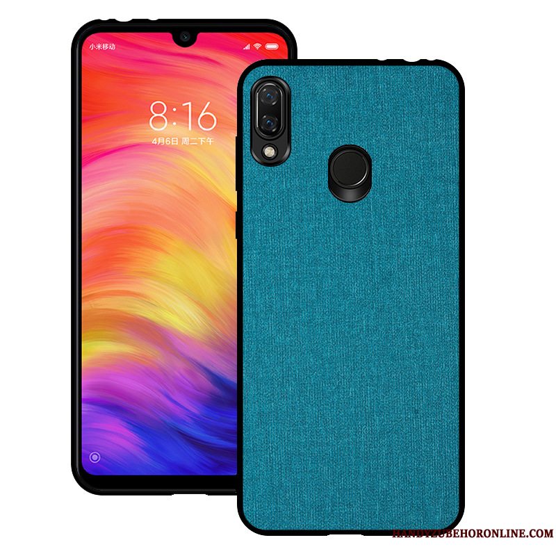 Etui Samsung Galaxy A40 Silikone Solid Farve Klud, Cover Samsung Galaxy A40 Mode Mønster Grøn