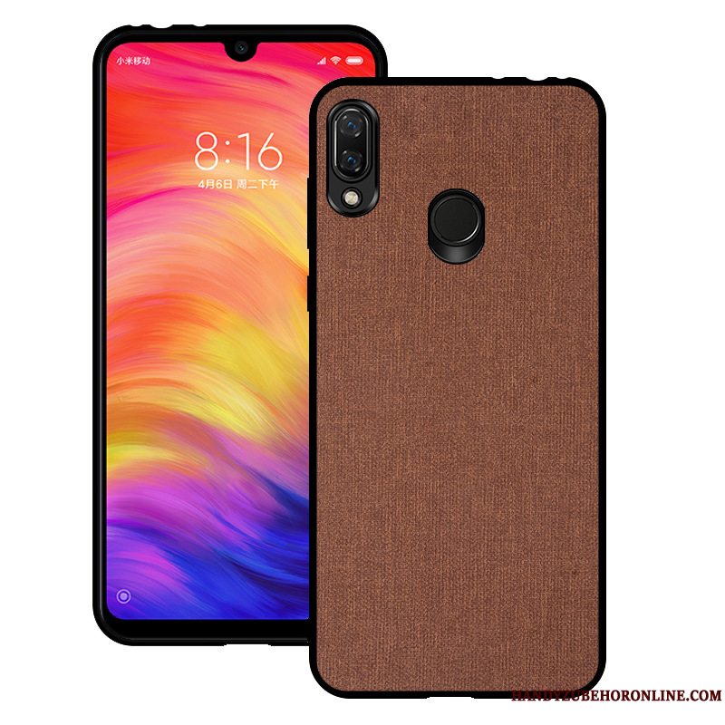 Etui Samsung Galaxy A40 Silikone Solid Farve Klud, Cover Samsung Galaxy A40 Mode Mønster Grøn