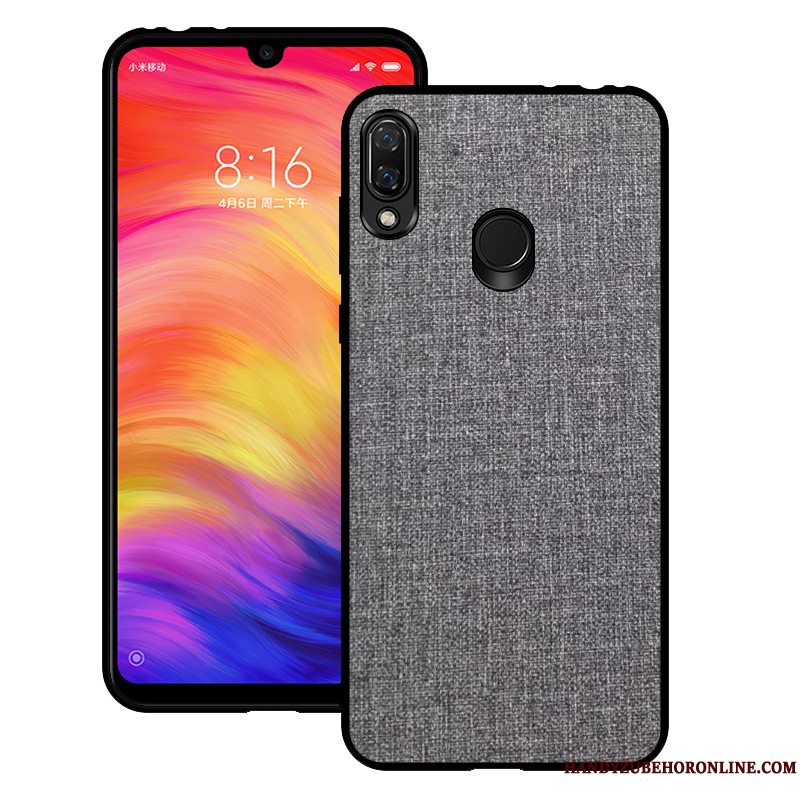 Etui Samsung Galaxy A40 Silikone Solid Farve Klud, Cover Samsung Galaxy A40 Mode Mønster Grøn