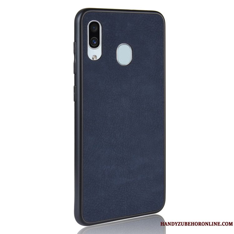 Etui Samsung Galaxy A40 Tasker Grå Telefon, Cover Samsung Galaxy A40 Læder Trend