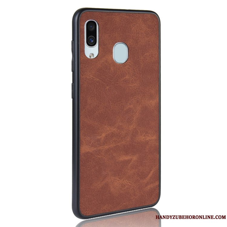 Etui Samsung Galaxy A40 Tasker Grå Telefon, Cover Samsung Galaxy A40 Læder Trend