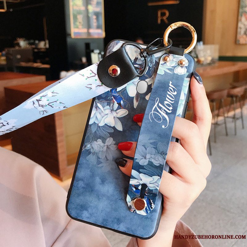 Etui Samsung Galaxy A40s Beskyttelse Hængende Hals Sort, Cover Samsung Galaxy A40s Hængende Ornamenter Telefon