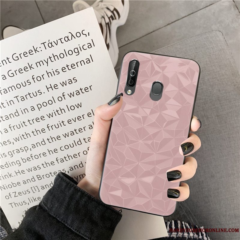 Etui Samsung Galaxy A40s Beskyttelse Lilla Solid Farve, Cover Samsung Galaxy A40s Mønster Simple