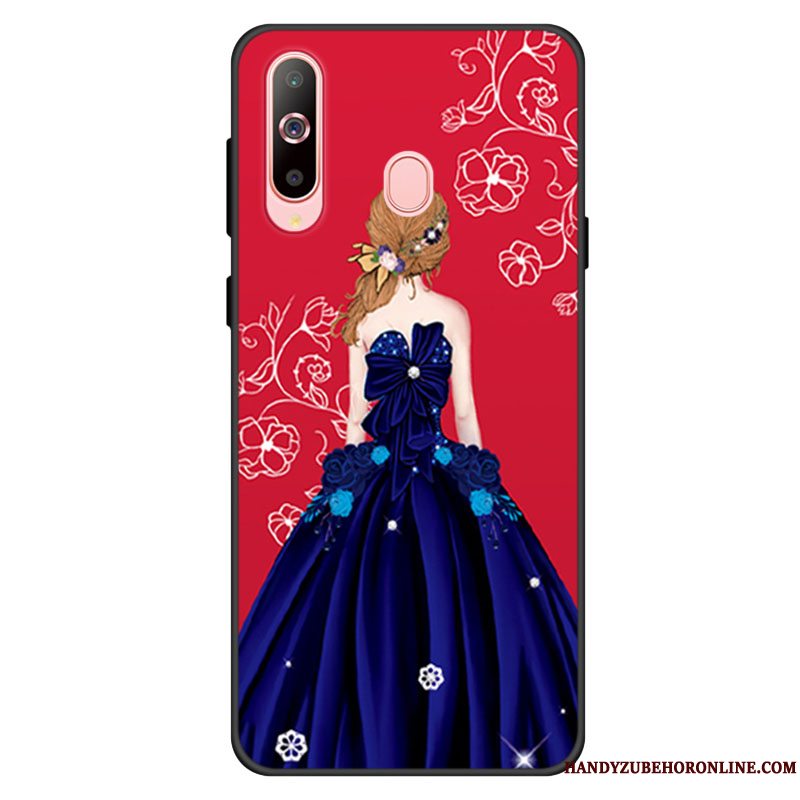 Etui Samsung Galaxy A40s Beskyttelse Telefonfrisk, Cover Samsung Galaxy A40s Blød Blå Anti-fald