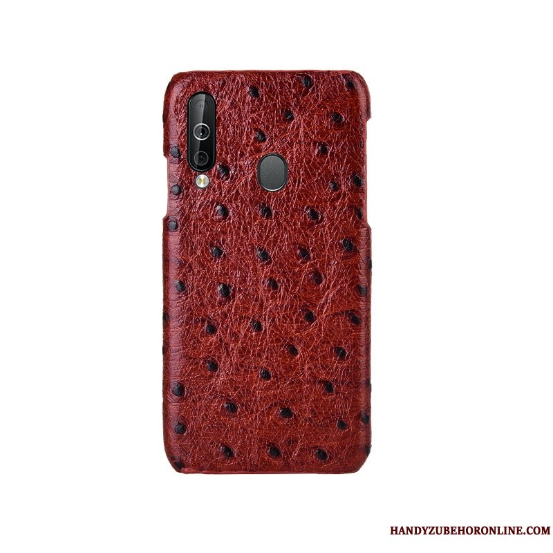 Etui Samsung Galaxy A40s Læder Bagdæksel Mønster, Cover Samsung Galaxy A40s Beskyttelse Tilpas Fugl